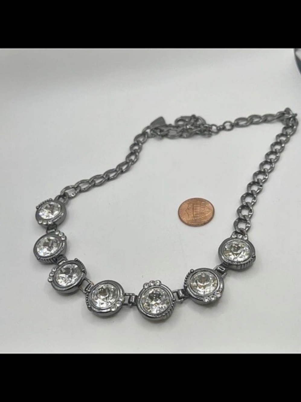 Silpada KR Swarovski Crystal Statement Necklace
